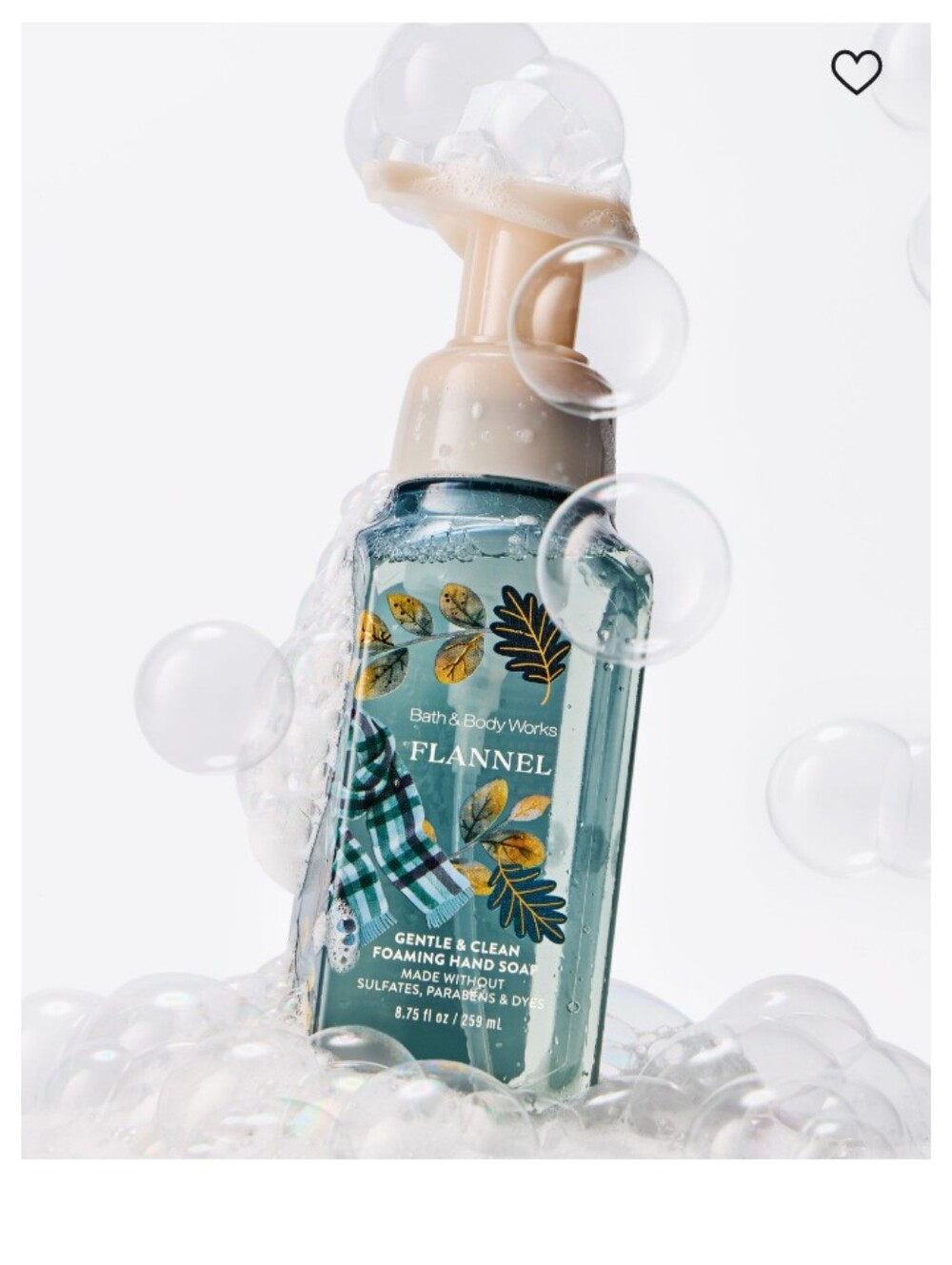 🧣🍂Bath & Body Works Flannel Foaming Hand Soap - 🧣🍂